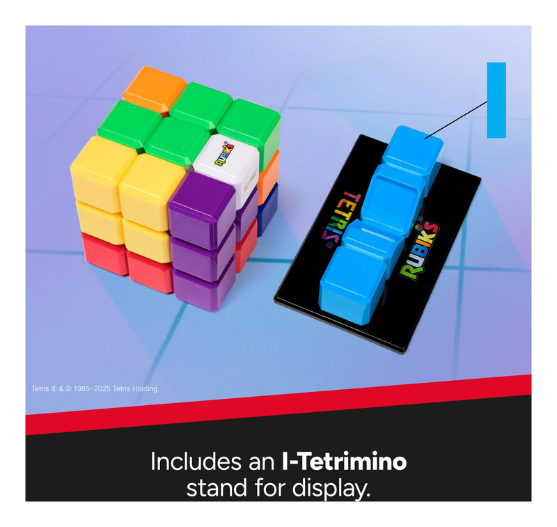 Rubik's Tetris Cube, close-up detail