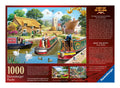 A Busy Day On The Canal 1000 Piece Jigsaw Puzzle - Image