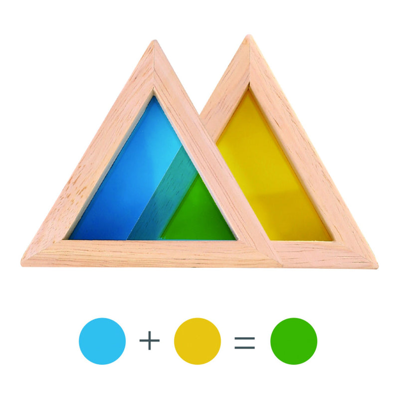Wooden Rainbow Sensory Blocks
