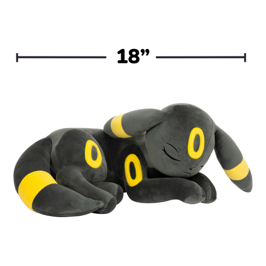 Pokemon - 18in Plush - Sleeping Umbreon, side angle