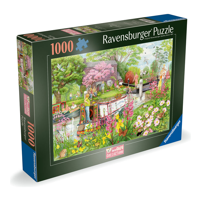 Cosy Cafe No.4 River Cafe 1000 Piece Jigsaw Puzzle