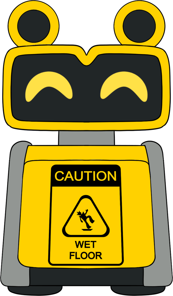 Youtooz Official Five Nights at Freddy’s Wet Floor Bot 6" Shoulder Rider Plush