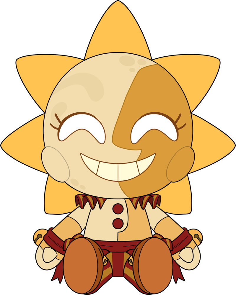 Youtooz Official Five Nights at Freddy’s Chibi Sun 6" Shoulder Rider Plush