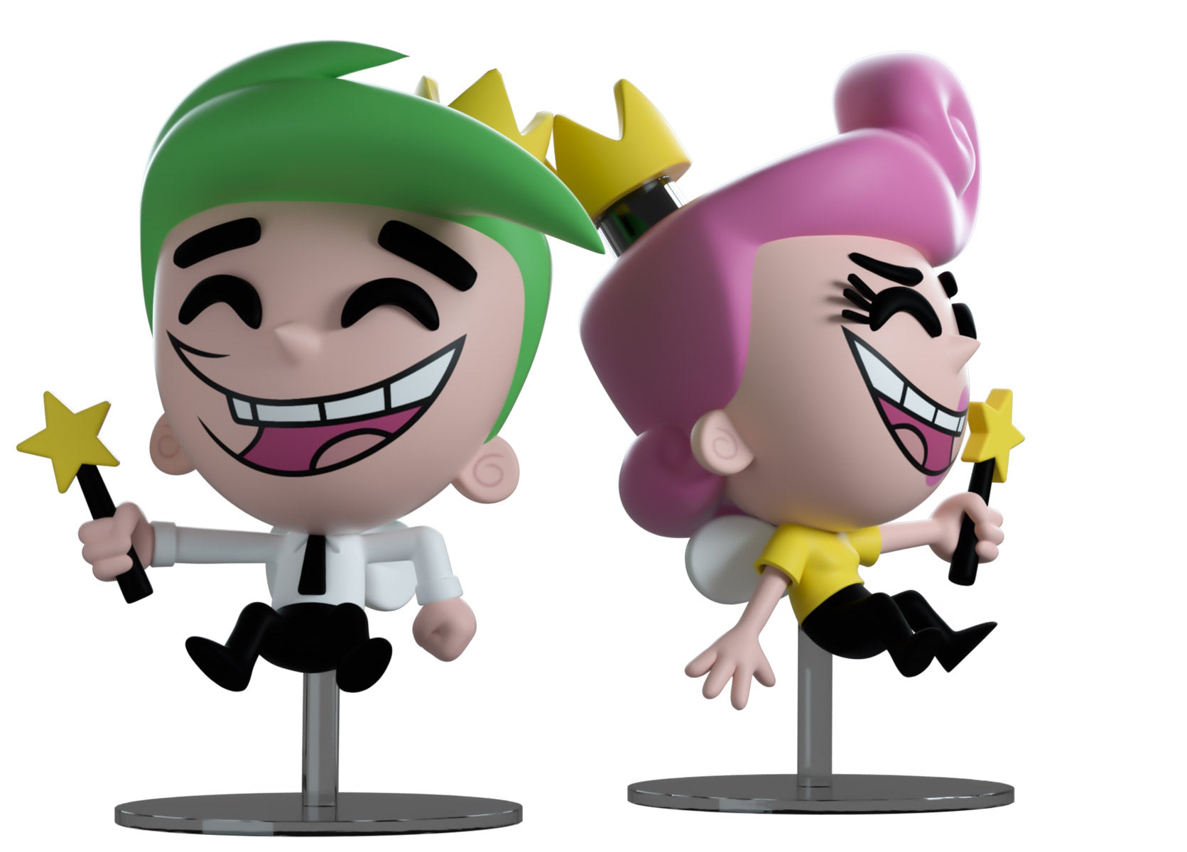 Youtooz The Fairly OddParents Cosmo and Wanda Figure