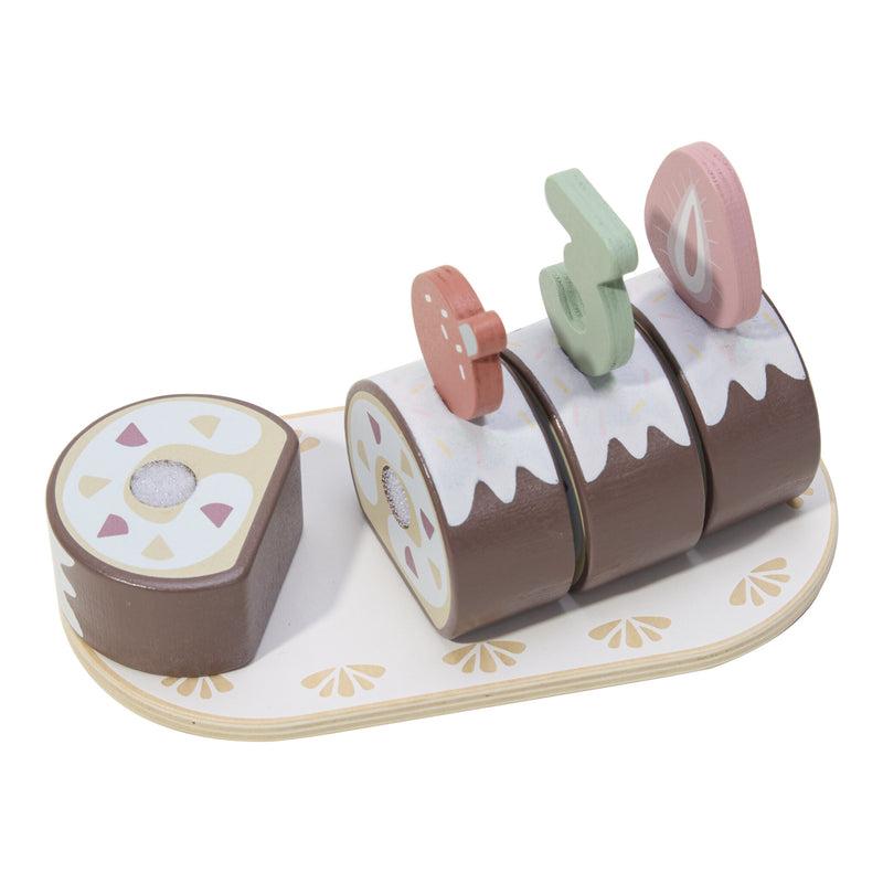 Wooden Swiss Roll Set