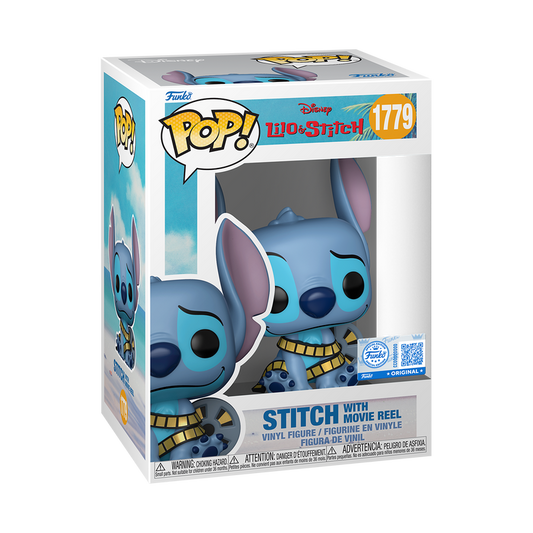 Pop! Vinyl (Exc) - Lilo & Stitch - Stitch with Movie Reel