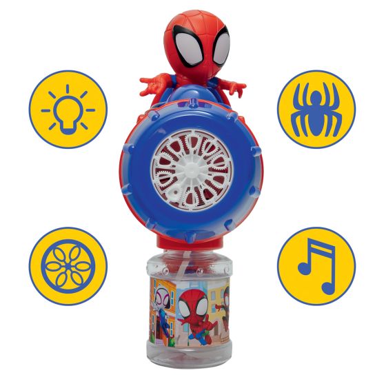 Spidey & His Amazing Friends Bubble Gun With Light & Sound Effects