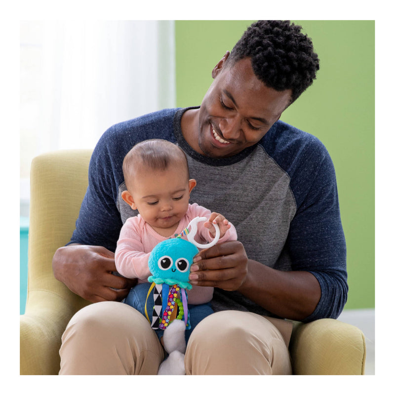 Lamaze Mini Clip and Go Sprinkles the Jellyfish Baby Toy