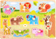 Wooden Animal 10 Piece Puzzle