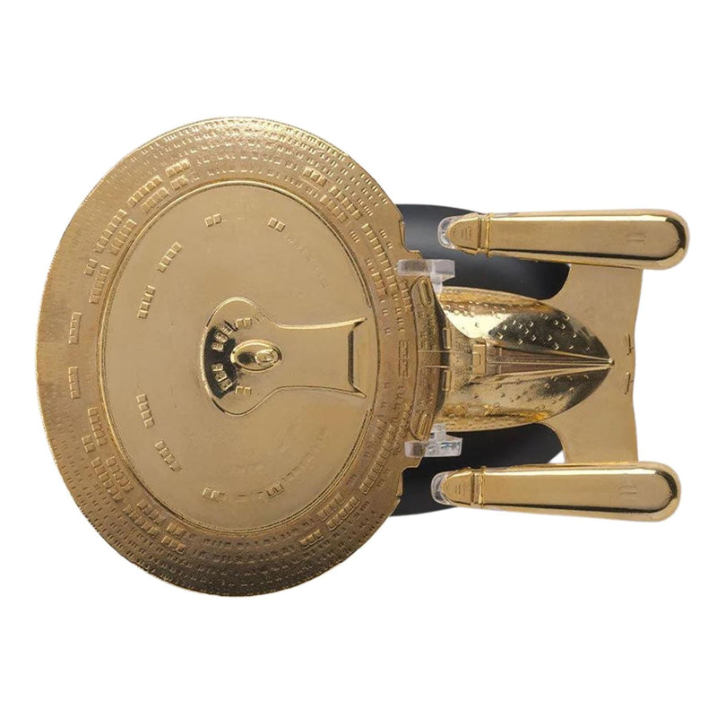 Gold U.S.S. Enterprise NCC-1701-D Model Die Cast Ship SPECIAL ISSUE (Eaglemoss / Star Trek), close-up detail