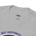 'Money Can't Buy Happiness, But It Can Buy Vinyl' Men's T-Shirt, packaging shot