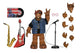 ALF (Alien Life Form) Born To Rock ALF NECA Ultimate 7" Scale Action Figure