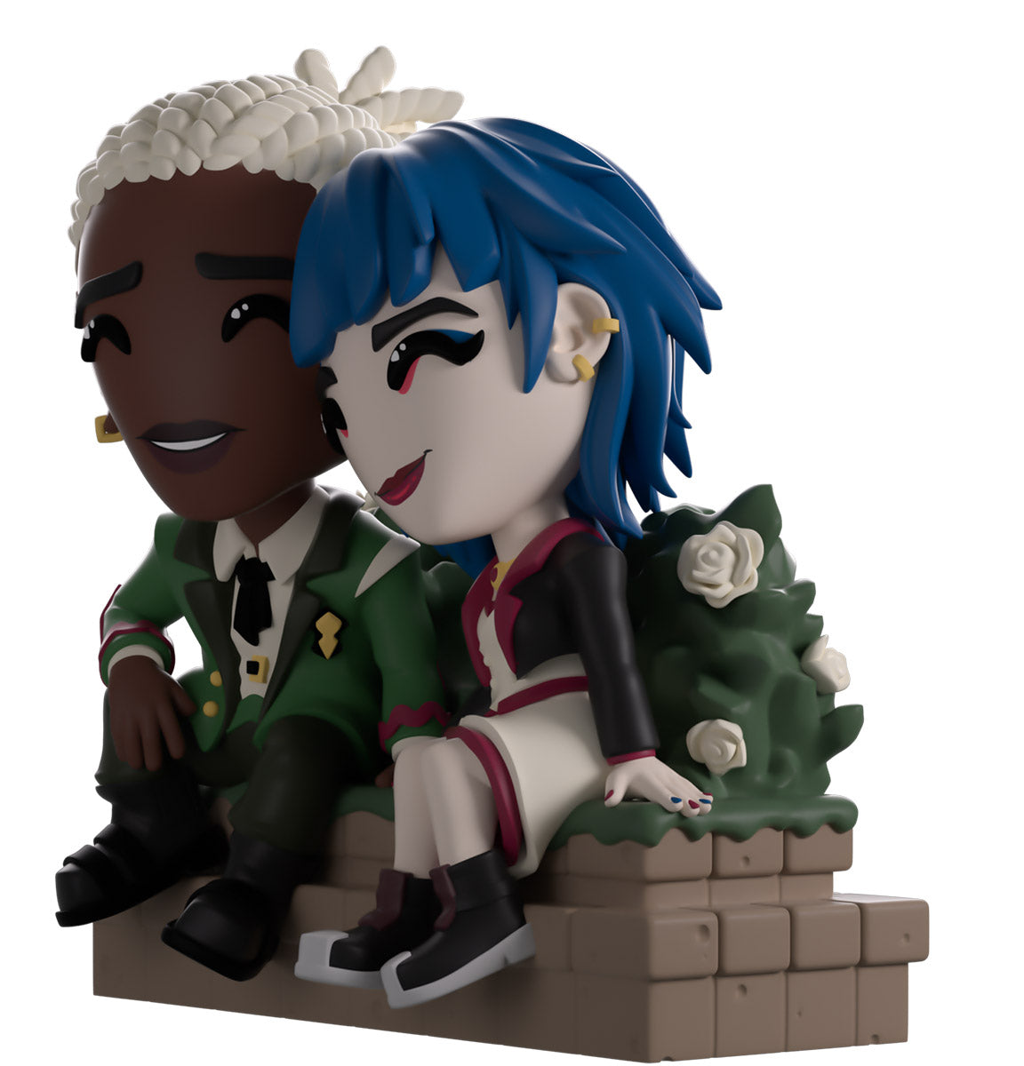 Youtooz Vi Caitlyn Ekko Powder Arcane Vinyl Figures 2 Pack Bundle