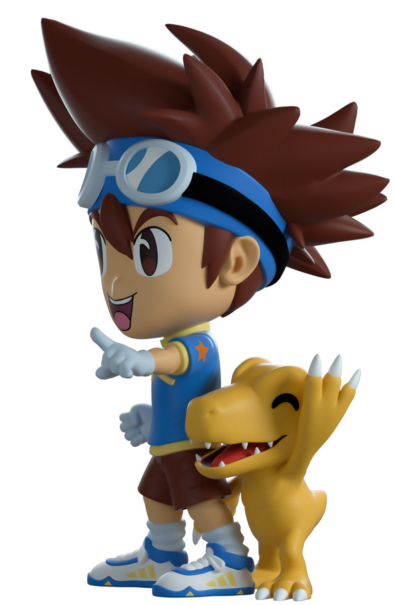 Youtooz Digimon Tai and Agumon Figure