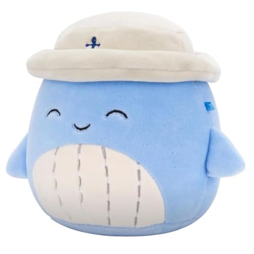 Squishmallows Samir The Whale Shark with Bucket Hat 7.5" Plu (image 4 of 8)