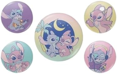 Stitch and Angel Lilo & Stitch Pin Badge Set 5-Pack