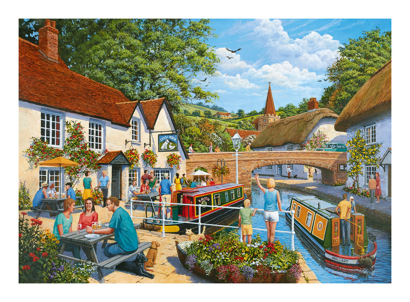 Waterside Tavern 1000 Piece Jigsaw Puzzle