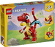 Lego Creator 3 in 1 31145 Red Dragon Buildable Playset for Ages 6 & Up