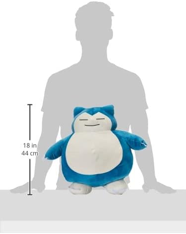 Pokemon Snorlax Plush 45cm 18, side angle