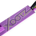 Xootz Kids' Folding Kick Scooter with Adjustable Handlebars - Purple, packaging shot