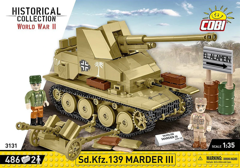 Cobi 3131 World War II Sd.Kfz. Marder 486 pcs