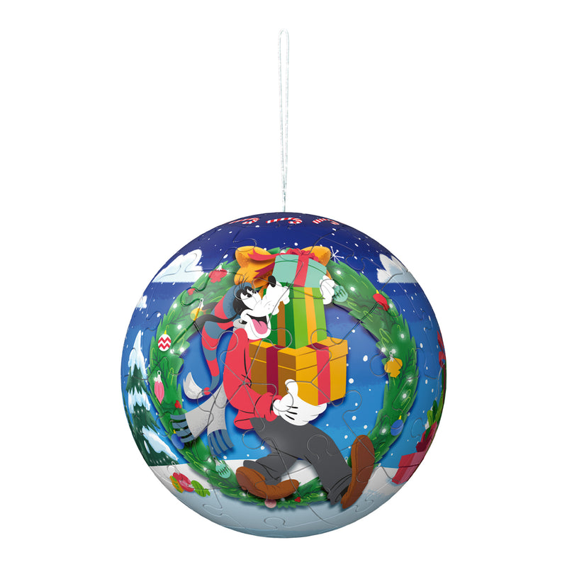 Disney Christmas Baubles 4x 54 Piece 3D Puzzles