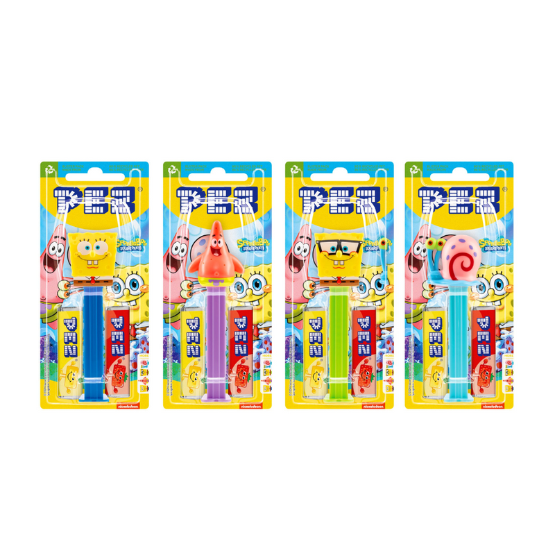 Pez Spongebob Squarepants 1+2 Pack, side angle
