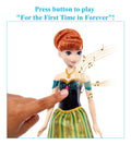 Disney Frozen Singing Anna Fashion Doll - Image