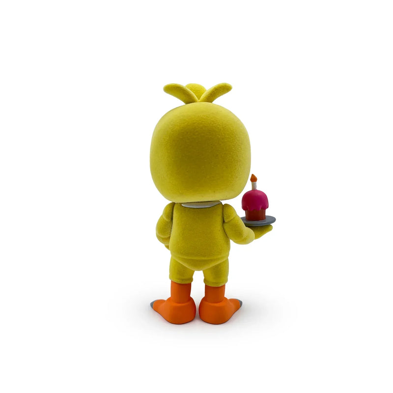 YouTooz Chica Five Nights at Freddy's FLOCKED Vinyl Figure, side angle