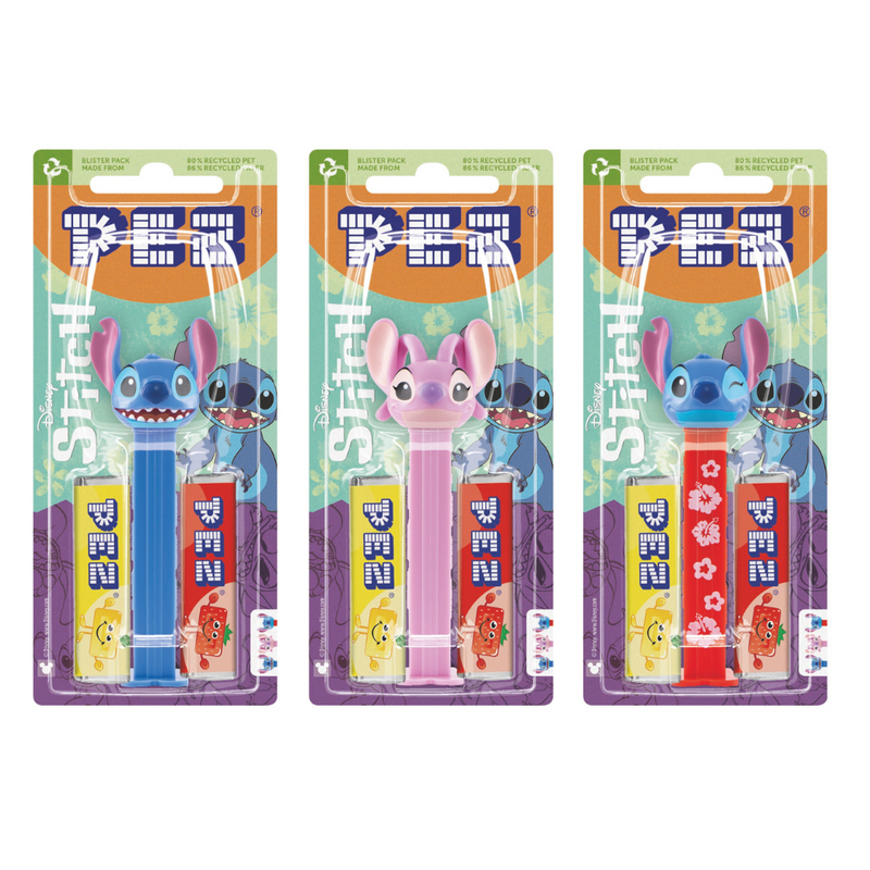 Pez Lilo & Stitch 1+2 Pack, side angle