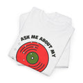 'Ask Me About My Record Collection' Men's T-Shirt, side angle