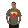 'Vinyl Man' Men's Superhero T-Shirt, product detail