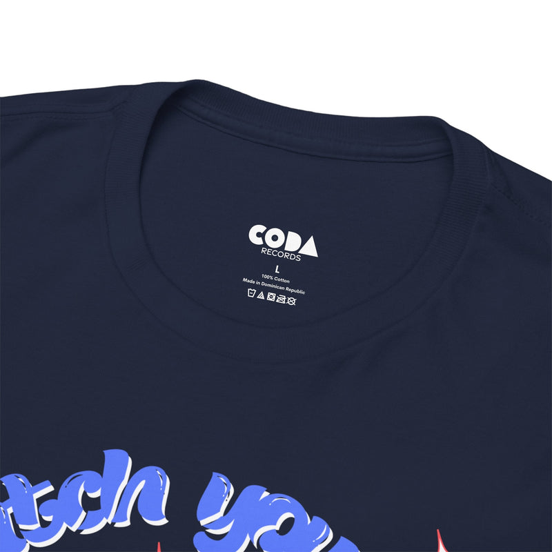 'Catch You On The Flip Side' Men's Vinyl T-Shirt, product detail