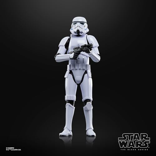 Star Wars Imperial Stormtrooper Black Series Action Figure, size reference