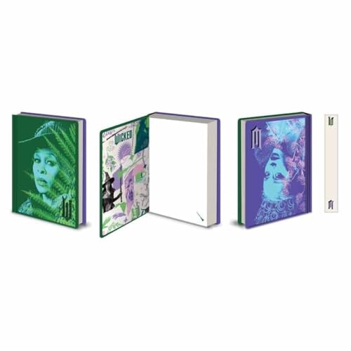 Wicked Elphaba and Glinda premium A5 notebook