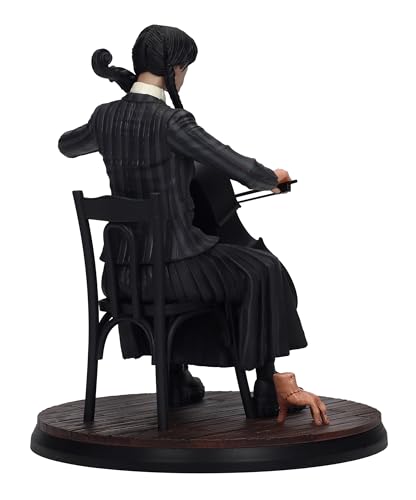 Wednesday - Wednesday With Cello 15CM Pvc Figure (Addams Fam, packaging shot