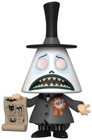 Funko POP! Disney: the Nightmare Before Christmas-Mayor With Megaphone - Chase Variant, alternate view