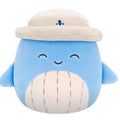 Squishmallows Samir The Whale Shark with Bucket Hat 7.5" Plu, alternate view