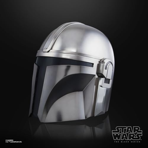 Star Wars The Black Series Mandalorian Electronic Helmet, rear view