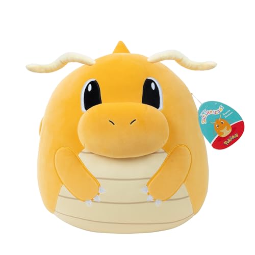 Squishmallows Dragonite Plush Figure 35 cm, close-up detail