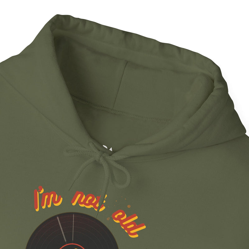 'I'm Not Old, I'm a Classic' Men's Hoodie, side angle
