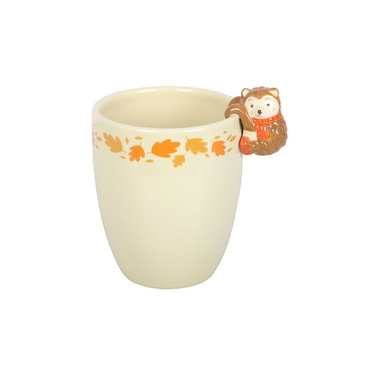 Autumn Plant Pot with Hedgehog, alternate view