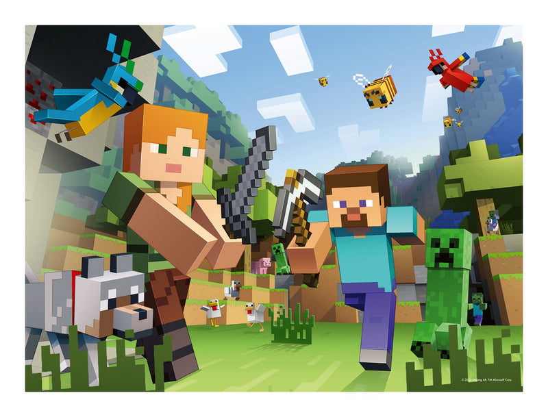 Minecraft 100 Piece XXL Jigsaw Puzzle - Image