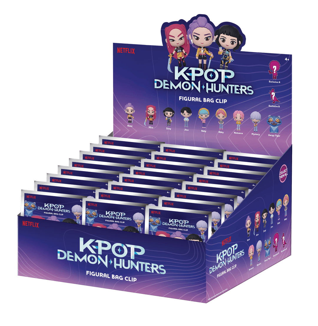 Official Netflix K-Pop Demon Hunters Series 1 Bag Clips