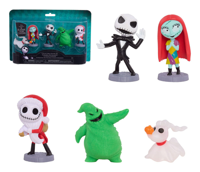 The Nightmare Before Xmas 5 Pack Collectible Figure Set - Image