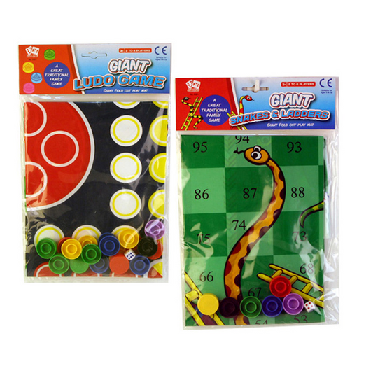 Giant Snakes and Ladders or Ludo Play Mat Traditional Children's Game collectible from U&C Solutions Ltd