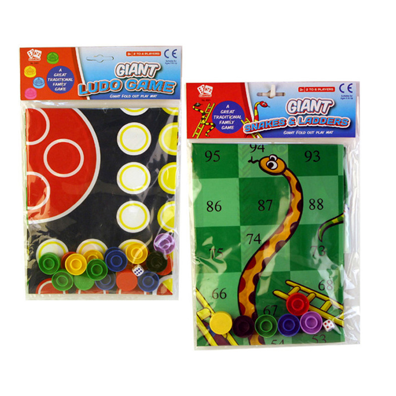 Giant Snakes and Ladders or Ludo Play Mat Traditional Children's Game collectible from U&C Solutions Ltd