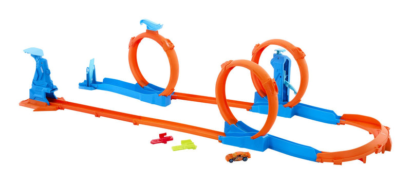 Hot Wheels Track Creator Triple Loop Frenzy Kit - Image
