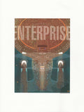 ✨ RARE PRINT: Enterprise-D Print by William Budge (Eaglemoss/Hero Collector) SPECIAL ISSUE #1, side angle