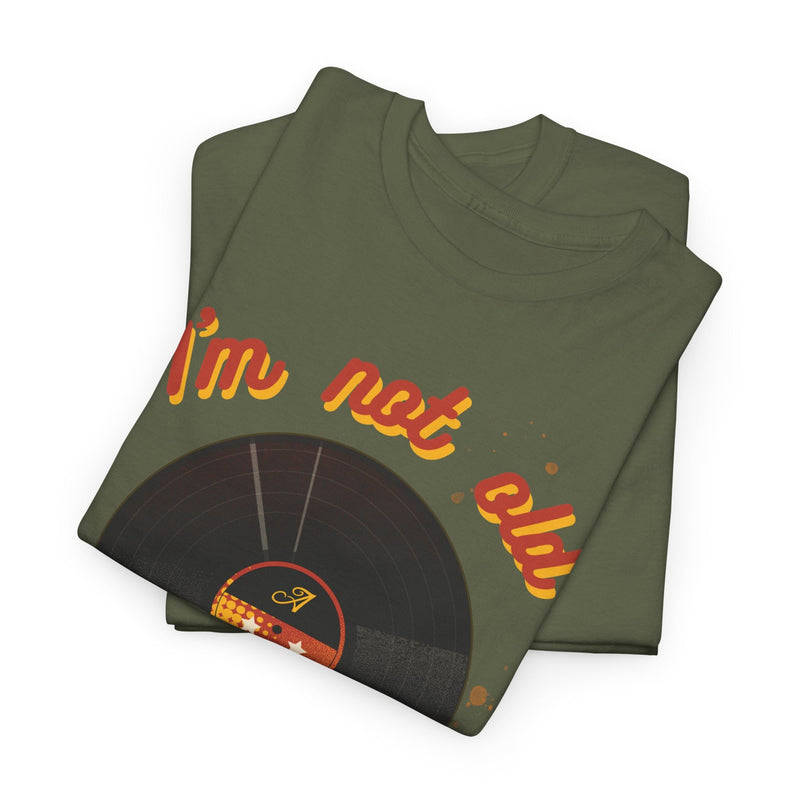 'I'm Not Old, I'm a Classic' Men's Vinyl Record T-Shirt, product detail